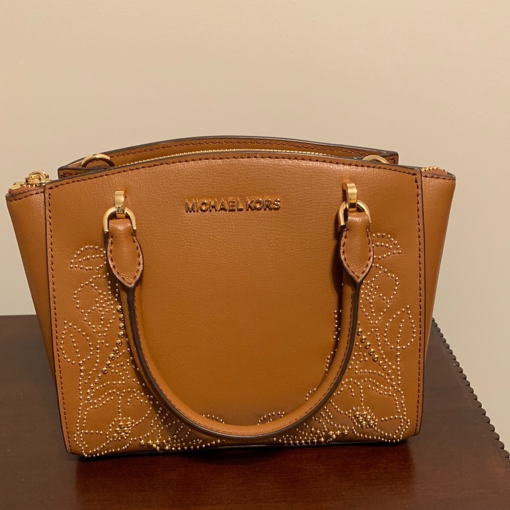 NWT MICHAEL KORS ELLIE CONVERTIBLE SATCHEL - Picture 2 of 6